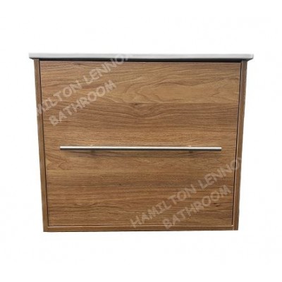 Vanity - H600WH - Wall Hung 600mm - Wood Grain